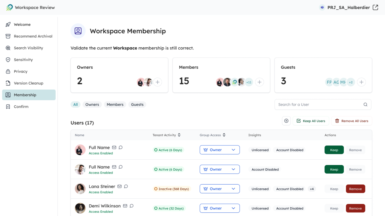 screenshot of Orchestry Software